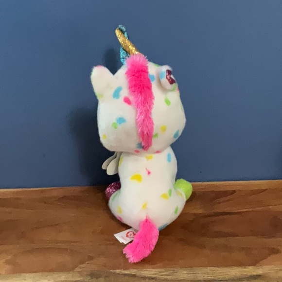 TY Beanie Boos: The 9" HARMONIE the Speckled Unicorn Plush EC - Picture 6 of 9